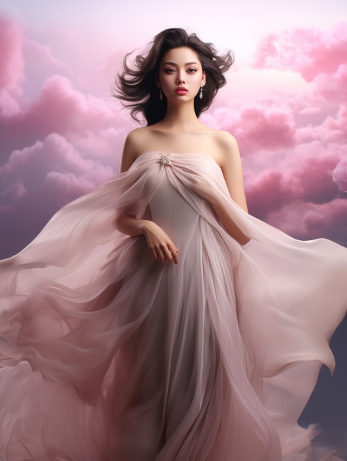 Super realistic 8K CG, masterpiece, best quality, (Super realistic 8K CG, masterpiece, best quality, (photorealistic: 1.4), HDR, absurdres, Professional, RAW photos, lens flares, (film grain: 1.1), panorama, (depth of field), studio lighting, a Chinese plump woman standing in the air with many pink, blue and green bubbles looking at the camera, surreal 8k CG, masterpiece, best quality, (photorealistic: 1.4), HDR, absurdres, professional, RAW photos, lens flares, (film grain: 1.1), bokeh, (depth of field), s