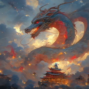 2024年：一条龙穿梭天空，展现中国之威