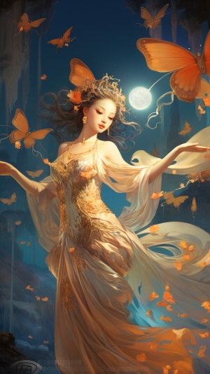 梦中的美轮美奂，霓裳羽衣仙女