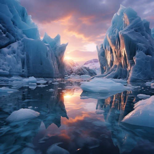 美丽的冰的世界