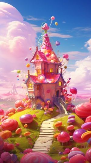 https:s.mj.runUfhkx5g5Rk Cotton Candy House, Clouds of Love, Some Watermelons,ColorfulSunshine by Dennis schinick, Art Station Trend, Little Girls and Boys Playing. CAd,K,LltraWide Shot, Fairy Tale,Candy House, Crystal Palare by Kun Vecber, Flyers, Sunshine, Trending,onartstation,C4d,8K,UltraWideAngle,FairyTale,CandyHouse,MarshmallowCloud,Hainbow.3DUnity,FHD,ar9:16-Upscaled by