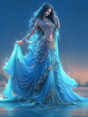 Goddess of Water: A Dreamlike World of Beauty and Light