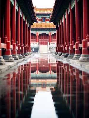Captivating Photograph of Timeless Elegance in the Forbidden City