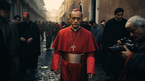 - movie still Kodak,Portra,160 8KTwo Vatican officials investigate a miraculous healing attributed to a local priest. Upon t heir arrival, his mysterious disappearance puts a stop to the investigation.