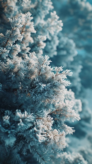 明斯克冬季雾凇渲染的美丽场景