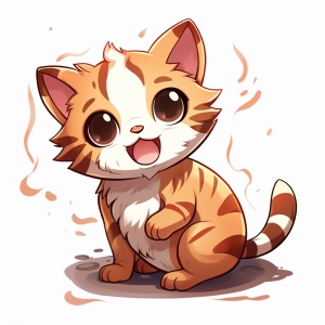 神奇宝贝：棕色小猫的精灵般插图集