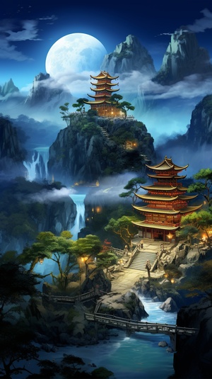 Chinese Style Palaces: Magnificent Mountains and Rivers