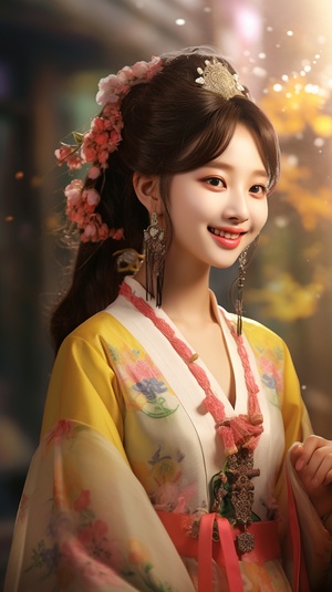 Innocent Korean Girl: Exquisite CG Portrait in Stunning 8K