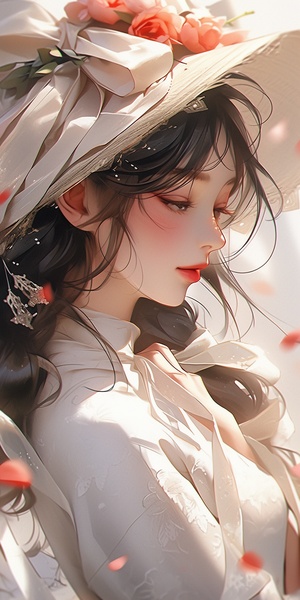 Stunning Close-Up Portrait of a Beautiful Anime Girl