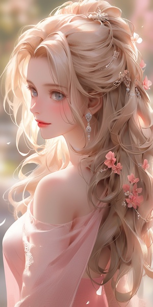 Stunning Close-Up Portrait of a Beautiful Anime Girl