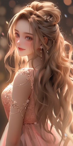 Stunning Close-Up Portrait of a Beautiful Anime Girl