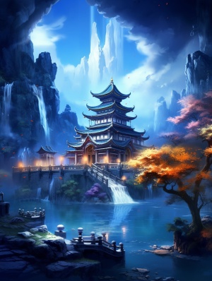 Chinese Style: Majestic Mountains and Rivers