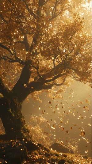 金色美丽树
