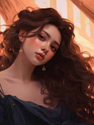 Stunning Detailed Anime Portrait with Long Hair