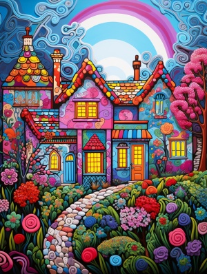 Beautiful Home in Britannia by Cathalie Hagwood Art