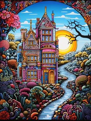 Beautiful Home in Britannia by Cathalie Hagwood Art