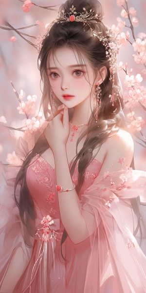 中国美少女，绝美容颜，天使般的面容