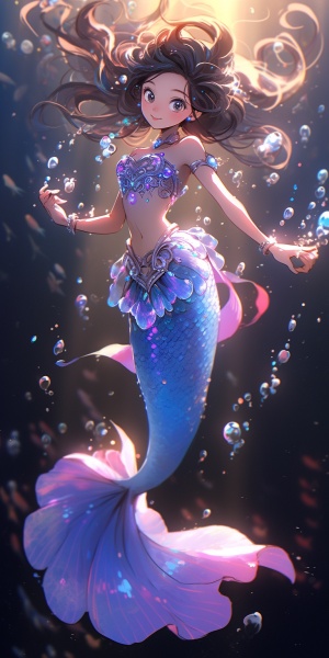 美人鱼公主的水下世界之旅