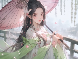 古风东方侍女形象