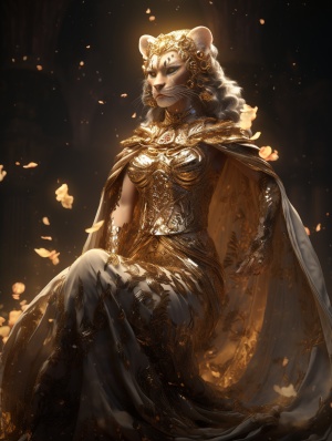 西王母：玄幻魔幻女子的金色皇冠