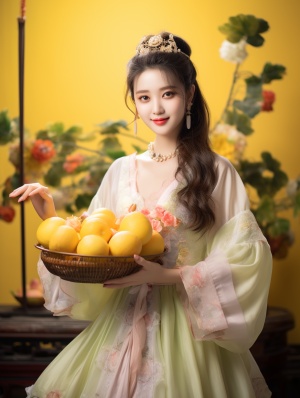 中国美少女 穿汉服 美丽浪漫 高细节画质 8K分辨率