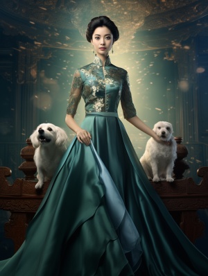 中国贵族女子的漂亮外貌和多样特效