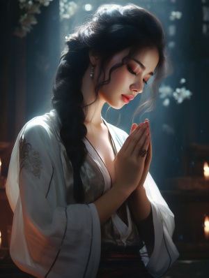 中国女孩的祈祷