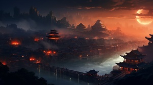 悼亡与梦幻：中国古风建筑与灯火