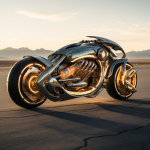 科幻摩托车，不会倒的摩托车，二轮摩托车
