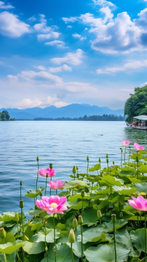 杭州西湖风景超高清8k图像