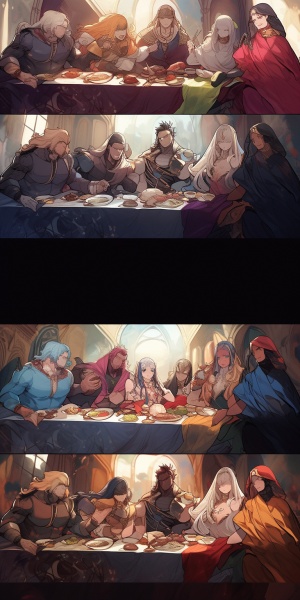 Da Vinci vs DC: The Last Supper in 16:9 format