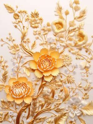 中国刺绣工艺的金碧瑰丽与极简写意