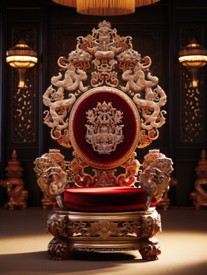 豪华金色宝石镶嵌的1000000元顶级天鹅绒椅子