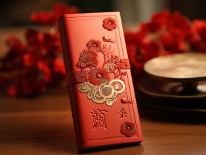中国新年红包插图：灵感来自普华，中国风五维