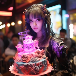 Chinese Girl's Birthday Celebration in Ultra-HD Quality