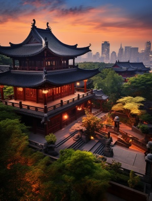 南京古庙深景高清