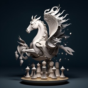 飞凡国际象棋棋社logo设计