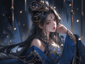 秀丽华丽的中国古代传统服饰女子