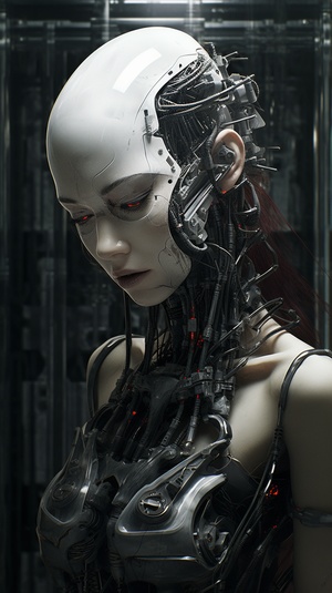 reimagined,with,cybernetic,arm,HEAVY,METAL,Magazine,Sci-Fi,Art,Style,Grimdark,gritty,texture