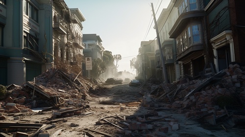 San Francisco in the Ruins after the Earthquake