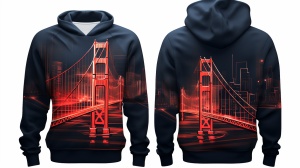 Cyberpunk Stylish 3D Optical Illusion Patterns All Over Hoodie