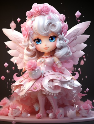 闪闪发光的咕卡：田园魅力与幻想服装的美少女天使