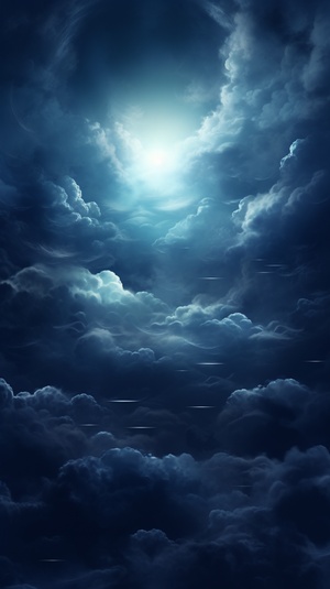 hd moon light sky and clouds, in the style of saturno butto, dreamy and romantic compositions