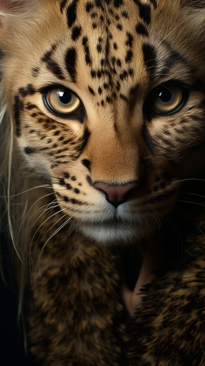 Genetically Modified Woman: A Stunning Hybrid with Leopard Characteristics