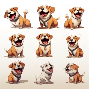 Nine,poses,and expressions,happy,angled,sadcrack ing,cut,expected,disappointed,overspeechness,shy,a,so,cute,dog,Super,Obesity,full,body,white,backgr ound,multiple,poses,and,expressions,KeithHarlem;s graffiti,style,shafp,illustrations,boldlines,andsolid,c olors simpledetails Minimalism line artsticker art, si mple,lines,s,750