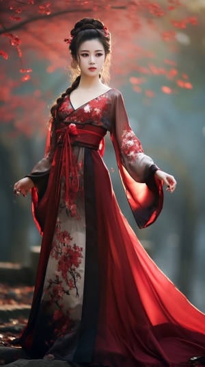 中国美女旗袍新中式汉服
