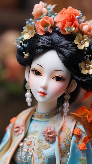 The face is like a peach blossom blooming shyly, and the Huadan doll is dancing 🌸💃 The bead curtains are lightly rolled and the blue screens are rolled up, and I sing a song while dreaming back 🎶🎨 The brocade clothes sparkle with thin golden threads, and the beautiful shadows gently turn on the Jiangnan water 💦👘 A light application of rouge will enhance your charming look, and your eyebrows will be charming and charming 😍🌟 Everything is a play, stage and life are interdependent ✨👏 When the applause started 