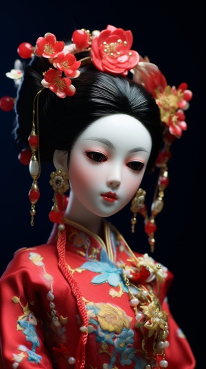 The face is like a peach blossom blooming shyly, and the Huadan doll is dancing 🌸💃 The bead curtains are lightly rolled and the blue screens are rolled up, and I sing a song while dreaming back 🎶🎨 The brocade clothes sparkle with thin golden threads, and the beautiful shadows gently turn on the Jiangnan water 💦👘 A light application of rouge will enhance your charming look, and your eyebrows will be charming and charming 😍🌟 Everything is a play, stage and life are interdependent ✨👏 When the applause started 