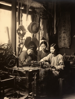 怀旧复古照片：1970年代中国妇女的劳动与生活