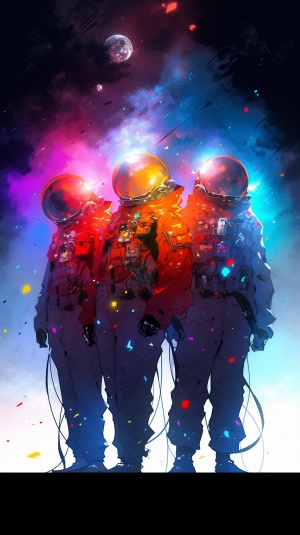 《三体》封面插画科幻未来太空宇宙4K高清